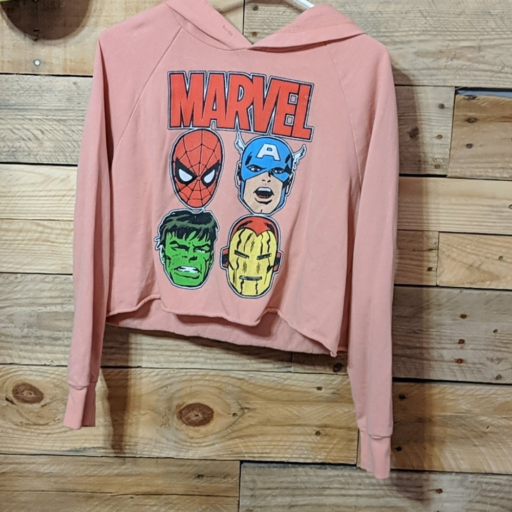 A crop top hoodie